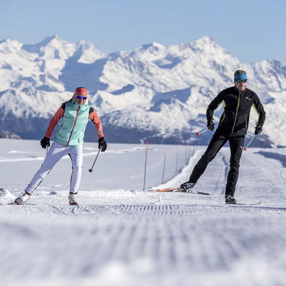 Les joies de la neige au paradis du patinage et du ski de fond